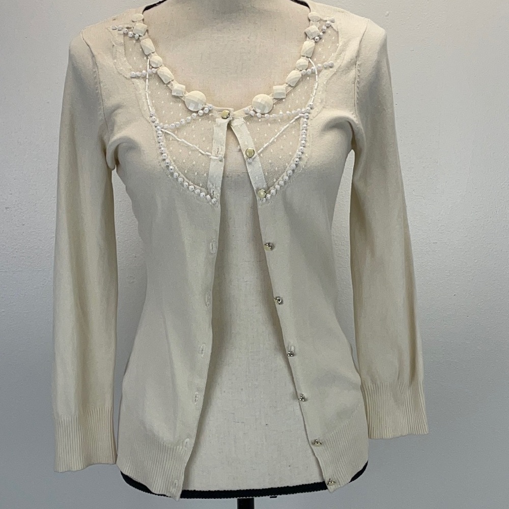 ⭐️Charlotte Tarantola Vintage beaded Cardigan